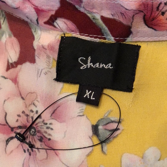 💗 Shana Bohemian partial button long sleeve / roll up lightweight happy top - Picture 8 of 12